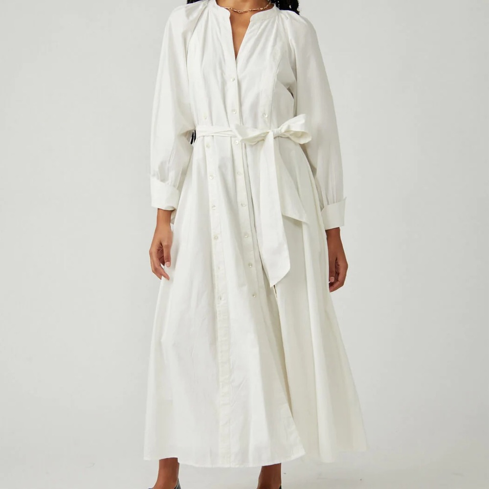 NWT // FREE PEOPLE Charlie Belted Shirtdress